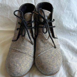 TOMS Wedge Booties - 6.5